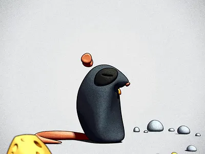 Rat Animation 2d animation 3d 3dart animation b3d blender3d cartoony illustration motion graphics stylized