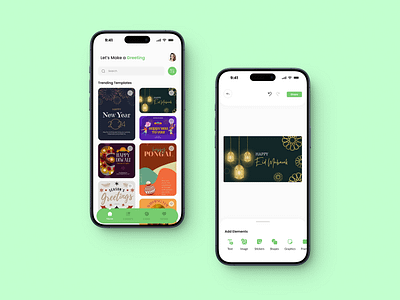 Festive Greeting App UI - 15 design figma ui uiux design