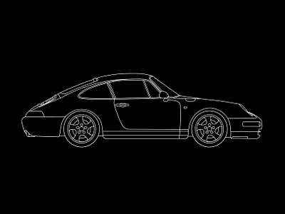 Porsche 911 Vector Graphic 911 993 carrera porsche