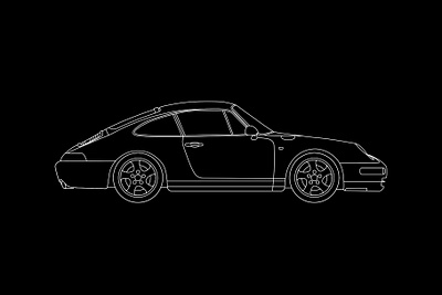 Porsche 911 Vector Graphic 911 993 carrera porsche