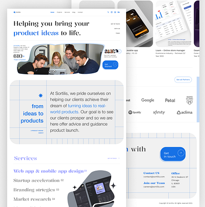 Sortilis - Agency landing page animations creative design agency home page landing page micro interactions storytelling ui ui design ui ux ui ux design ux ux design web design