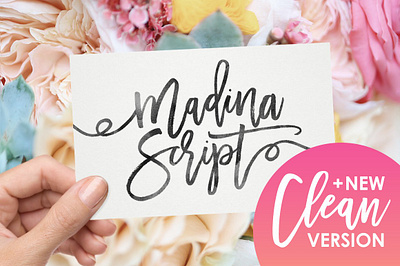 Madina Script brush font dislay font feminine font font madina script modern calligraphy pretty font stylish font trendiind wedding font