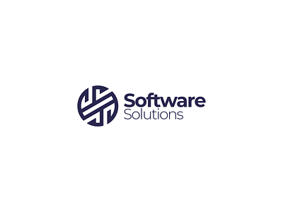 Software Solutions Logo branding design graphic design icon illustration logo software typography ui ux vector
