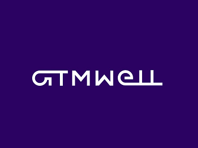 GTMWELL brand brandidentity branding design font identity illustration logo logotype