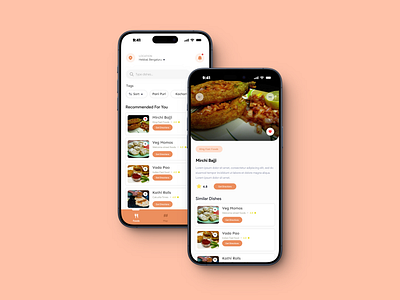 Indian Street Food Discovery UI - 16 design figma ui uiux design