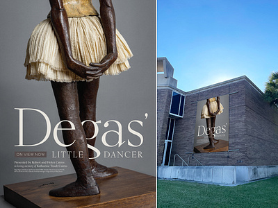 Degas Exhibition Banner - Orlando Museum of Art