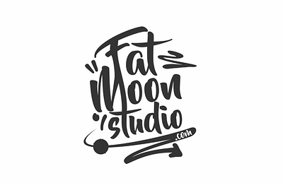Logo - Fat Moon Studio adobe branding design logo vector