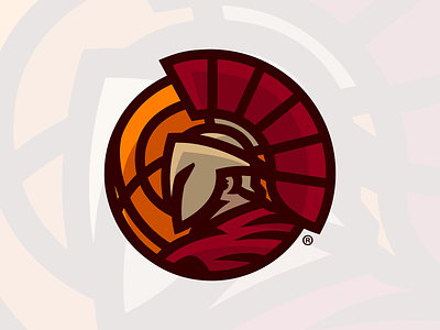 Sparthan Basketball Team badge basketball brand branding character graphic design illustration logo logotype nba nike spartan sport sport basketball sport logo sport team