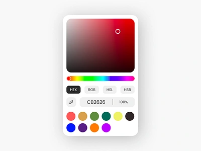 Challenge #060 Color Picker color picker design typography ui ux