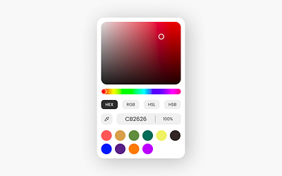 Challenge #060 Color Picker color picker design typography ui ux