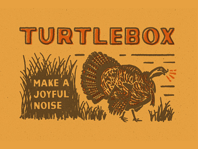 Turtlebox Patch Graphic design graphic design hunting illustration typography vintage