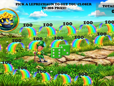 Leprechaun themed online slot game - Bonus Round animation animation bonus bonus animation bonus game bonus round gambling animation gambling art game art game design graphic design leprechaun leprechaun slot leprechaun themed motio art motion graphics slot animation slot bonus slot design slot machine