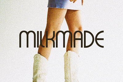 Milk Made - A Retro Font display display font milk made sans serif sans serif font sans serif typeface