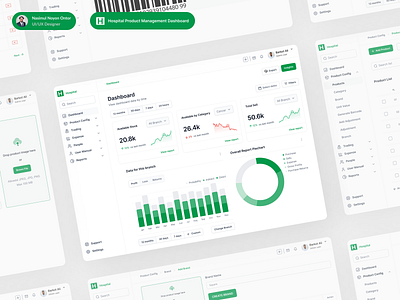 Hospital/Medical Product Management Admin Portal admin admin portal best admin portal best ui design dashboard design health hospital medical medicine minimal modern modern and minimal product management ui ux