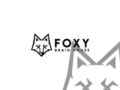 Mordern Logo animal branding danger fox foxy graphic design logo minimilistic sharp logo vintage