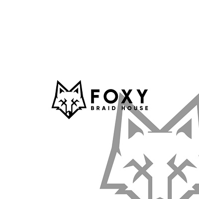 Mordern Logo animal branding danger fox foxy graphic design logo minimilistic sharp logo vintage