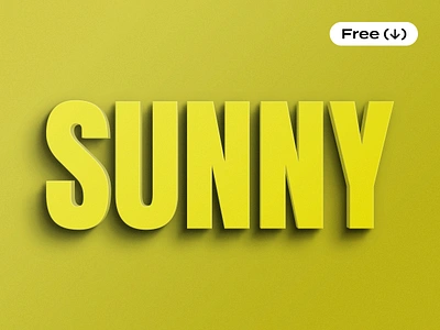 Summer Vibe Yellow Text Effect 3d cartoon colorful download effect free freebie fun header minimalistic pixelbuddha psd shadow simple summer template text yellow