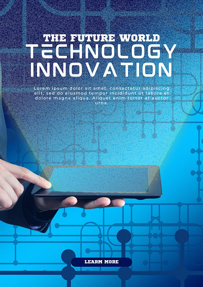 The new technology innovation branding graphic design logo motion graphics ui