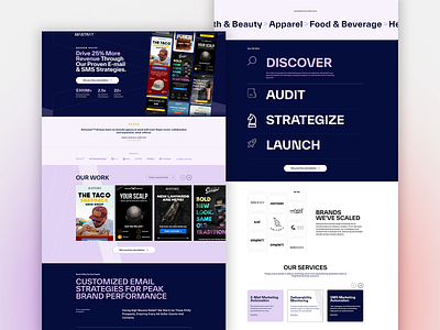 Mastrat figma landing page web design web development webflow