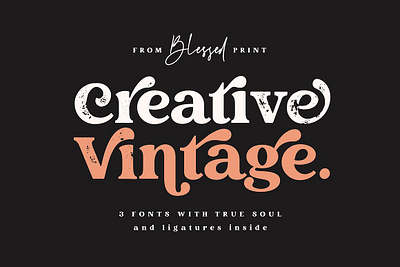 Creative Vintage Font Duo classic
