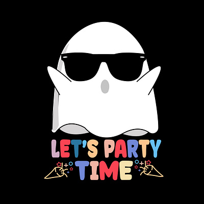 lets party time typography t shirt design 3d animation branding design graphic graphic design graphic t shirt design illustration logo motion graphics poster retro t shirt t shirt design typography typography t shirt design ui ux vector vintage