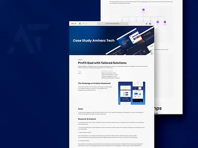 Amharc Tech Landing Page Redesign: Enhancing User Experience and and digitalmarketing animation graphic design logo motion graphics ui