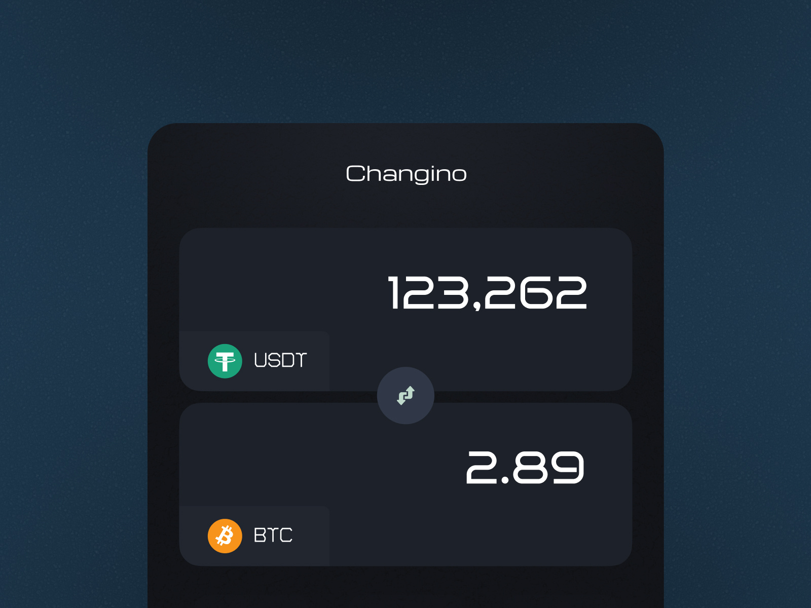 Daily UI 004 Calculation (Changino) app app design calculation calculator change clean design crypto crypto exchange daily ui design exchange minimal minimal design mobile app mobile ui modern modern app modern design ui user interface