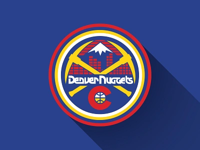 Denver Nuggets Colorado Logo Mashup adobe illustrator basketball basketball logos changethethought christopher cox colorado denver denver nuggets design graphic art graphic design illustration logo logo design retro sports branding sports logos vector art vector logo