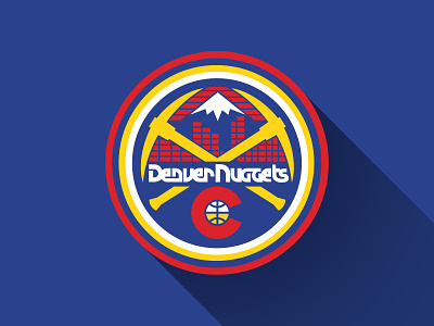 Denver Nuggets Colorado Logo Mashup adobe illustrator basketball basketball logos changethethought christopher cox colorado denver denver nuggets design graphic art graphic design illustration logo logo design retro sports branding sports logos vector art vector logo