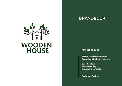 Brand Book-Wooden House brand book green logo wooden house