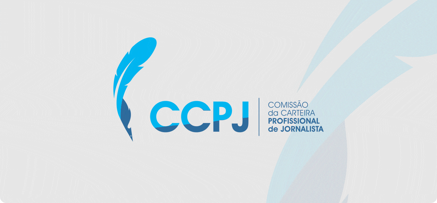 CCPJ - Comissão da Carteira Profissional de Jornalista branding design graphic design logo typography vector