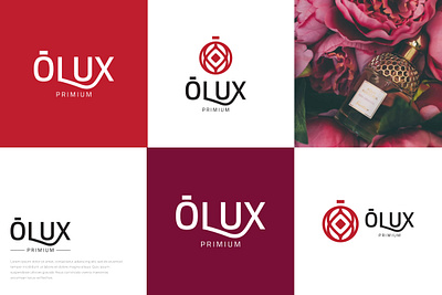 Olux is a premium perfume brand logo deady to sell @699 branding creative design graphic design illustration logo logo design logodesign logotype vector