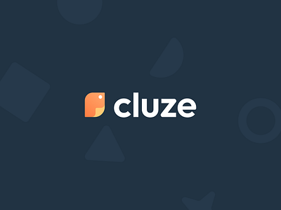 Cluze | Logo Design by Logolivery.com beige bird cluze dark blue design gradient graphic design lexend deca logo logolivery orange startup vector waterloo yellow