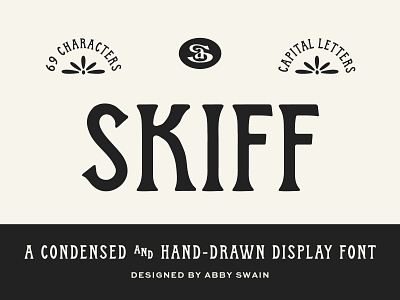 Skiff Font abbyswain abbyswaindesign creativemarket font handdrawn handdrawnfont serif seriffont type typeface