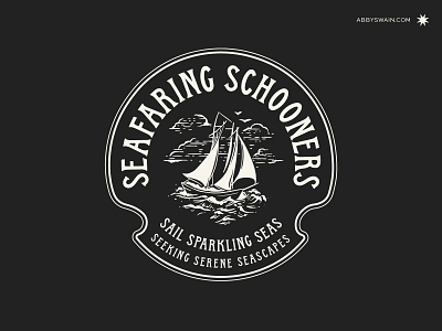 Skiff Font - In Use coastal handdrawn handdrawnfont illustration illustrator nautical sailboat schooner schoonerillustration skiff tablet typeface wacom