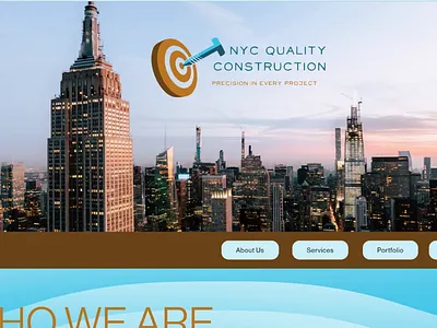 NYCQC Landing Page graphic design ui