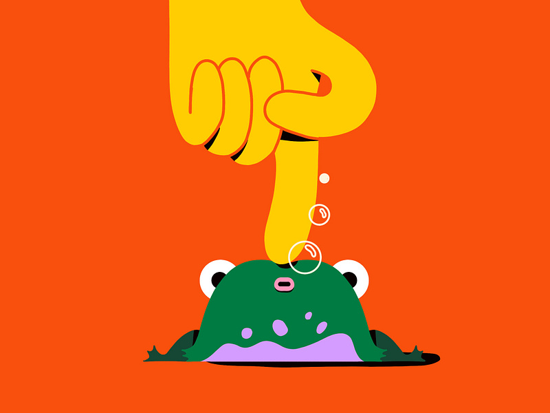 Froggy Frog adobe illustrator animal animation animal gif animal illustration animated character character character design character illustration frog frog animation frog illustration illustration vector illustration