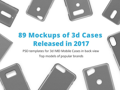 3d IMD Phone Case Mockup Bundle 3d imd phone case 3d imd phone case mockup bundle mockup bundle of 89 psds released in 2017