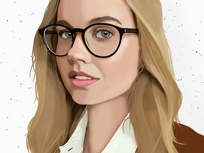 Angourie Rice Portrait Fanart actress angourie rice art arte color design dibujo digital art drawing fanart illustration modelo ozgaleano painting portrait retrato ui