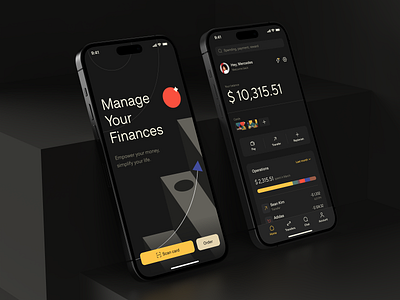 Finance Management Mobile App by Inspire Command 3d animation branding design graphic design inspire command logo motion graphics ui web app website