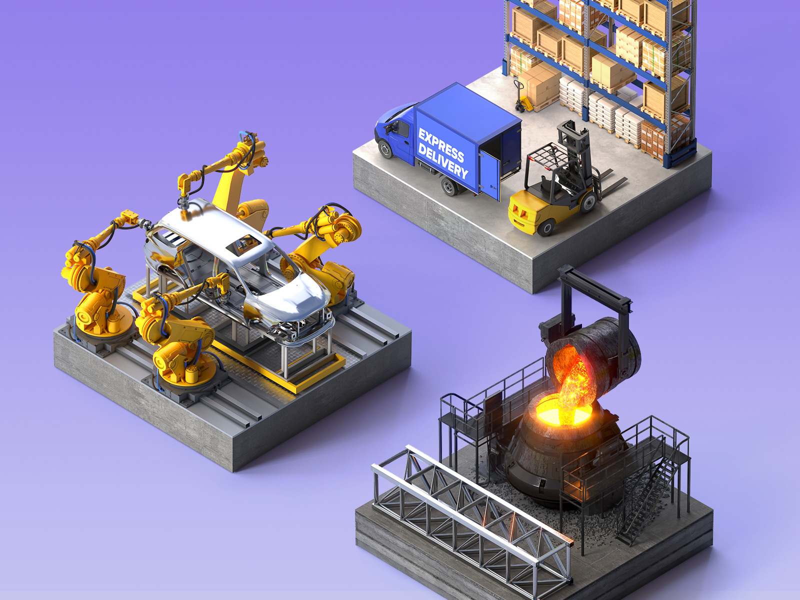 3D Infographic Icons 3d 3d art 3d icon 3d icons 3d illustration 3d infographic delivery diorama icon icons illustration infographic infographics isometric metallurgy mini world photorealistic realistic 3d render technology