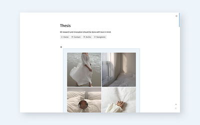 Thesis - Tumblr Template blogging clean design minimal responsive template tumblr ui ui design web design