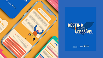 Destino Mais Acessível accessibility animation brand identity branding colorful design graphic design illustration motion graphics