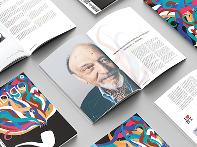 UMBIGO MAGAZINE - Milton Glaser adobe book colors communication design creativity design graphic design image indesign magazine milton glaser mockup modern organic original pages shapes sheets text umbigo