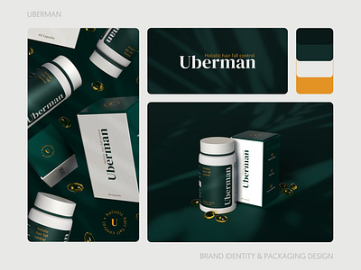 Uberman Brand identity & Packaging branding design flat graphic design india logo minimalism packaging