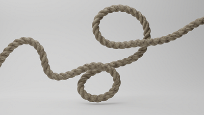 Rope | Corde | Blender 3d animation asset b3d blender corde curve cycles eevee path render rendu rope tuto tutorial tutoriel youtube