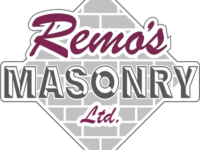 Remos Masonry Logo branding graphic design logo