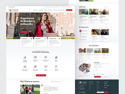 SPPU - University Landing Page branding ui