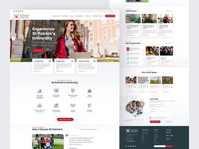 SPPU - University Landing Page branding ui