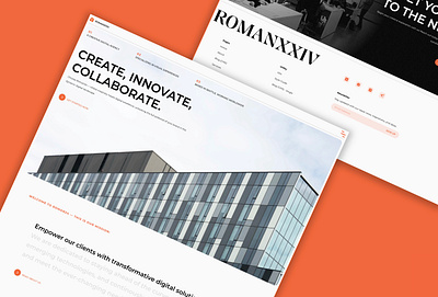 RomanXXIV - Framer Blog Template agency animation author blog business cms content custom design framer modern orange page seo template ui ux web template webpage writer